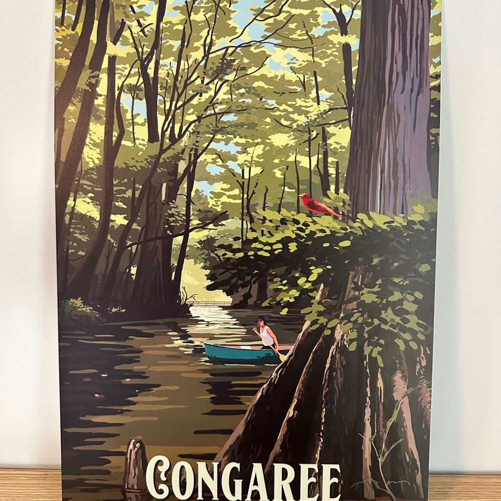 Congaree National Park metal wall sign